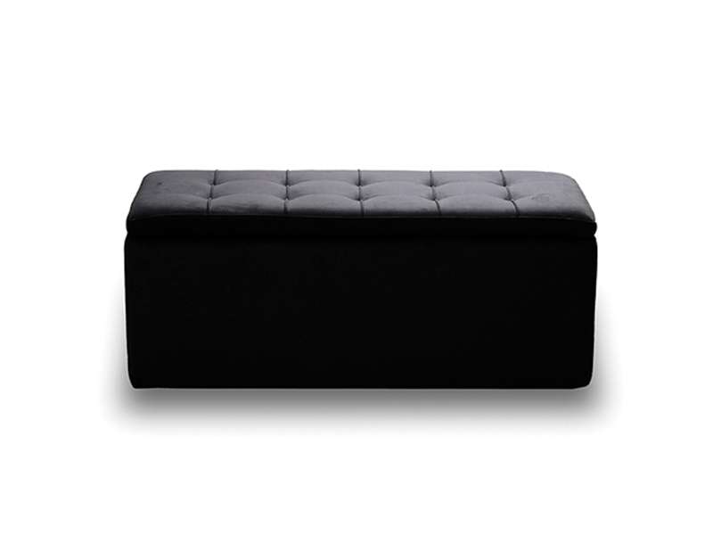 LIDO ΣΚΑΜΠΟ VELVET BLACK ΜΕ ΑΠΟΘ. ΧΩΡΟ 101X41X42εκ.